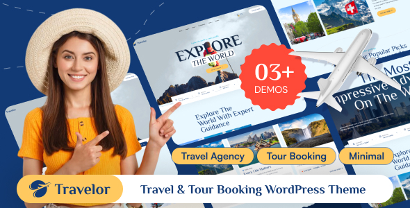 Travelor Travel And Tour Booking WordPress Theme 1.0.3