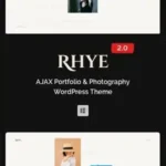 Rhye AJAX Portfolio WordPress Theme