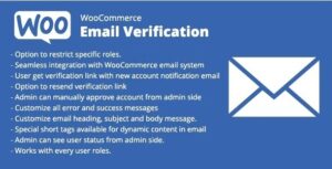 WooCommerce Email Verification
