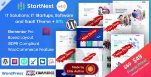 StartNext Elementor IT and Business