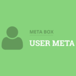 Meta Box User Meta