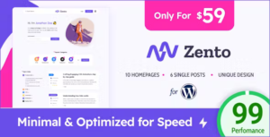 Zento Modern and Lightweight Blog