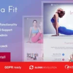 Yoga Fit Sports and Fitness Theme