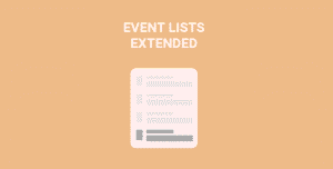 EventOn Events Lists Extended