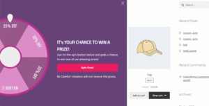 Spin Wheel For WooCommerce