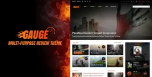 Gauge MultiPurpose Review Theme