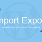 WP Import Export plugin
