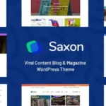 Saxon Viral Content Blog Magazine Theme