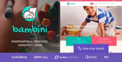 Bambini Pre-School and Kindergarten Theme