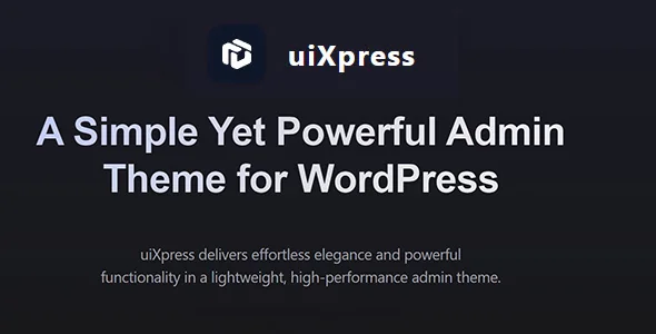UiXpress Powerful Admin