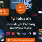 Industrie Factory And Industry WordPress Theme