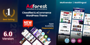 AdForest Classified Ads WordPress Theme