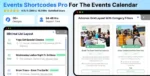 The Events Calendar Shortcode and Templates