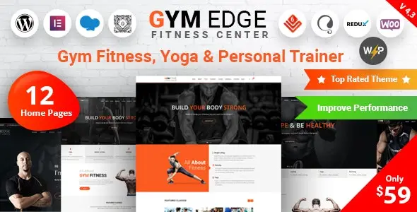 Gym Edge Fitness Wordpress Theme Gym Edge Fitness WordPress Theme