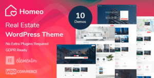 Homeo Real Estate WordPress Theme
