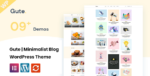 Gute Minimalist Blog WordPress Theme