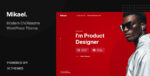 Mikael Modern And Creative CV-Resume WordPress Theme