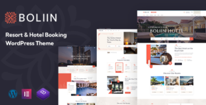 Boliin Resort And Hotel Booking WordPress Theme