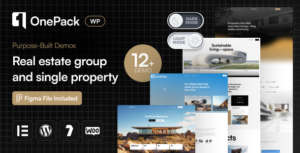 OnePack Real Estate And Property Construction WordPress Theme