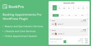 BookPro Appointment Booking WordPress Plugin