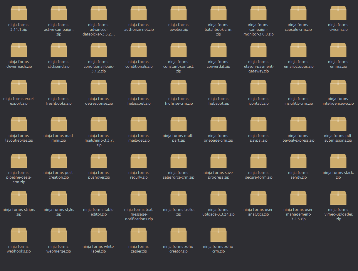 ninja forms addons ninja forms addons