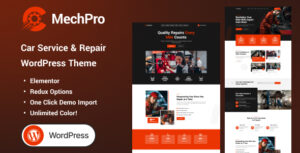 Mechpro Car Service And Repair WordPress Theme